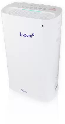 LIVPURE Chrome Portable Room Air Purifier  (White)(OPEN BOX) LIVPURE Chrome Portable Room Air Purifier  (White)(OPEN BOX)